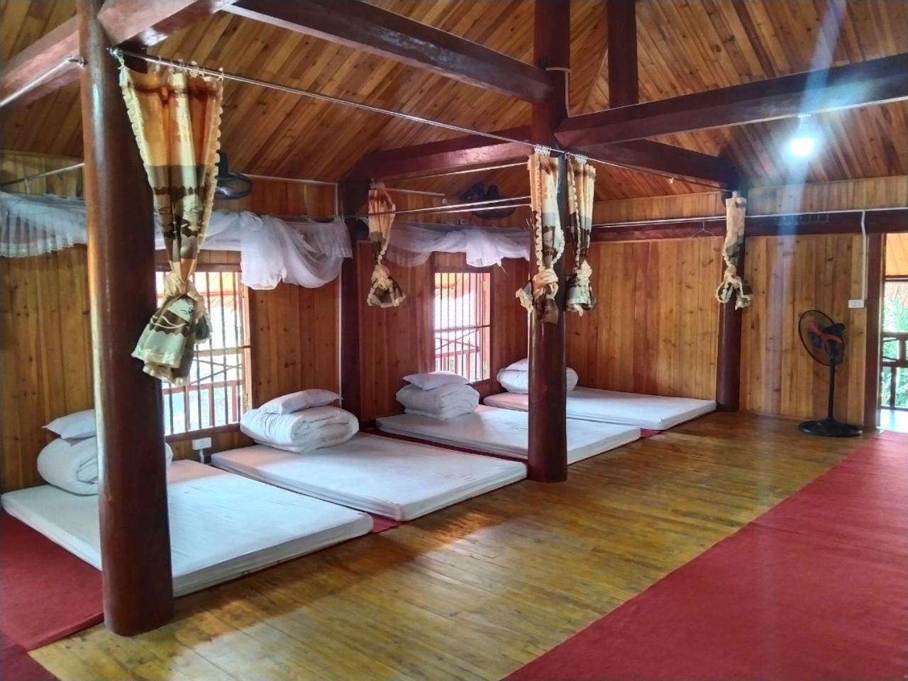 A Lin Homestay Bac Ha Exterior foto